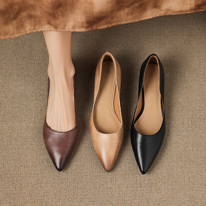 Zefina Grace Leather Loafers