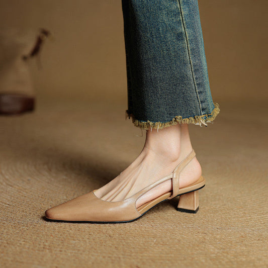 Lysara - Leather Elegance Pumps