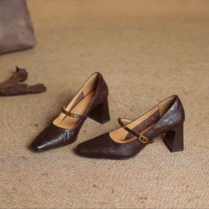 Vellora - Structured Leather Pumps