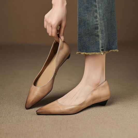 Zefina Grace Leather Loafers