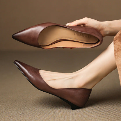 Zefina Grace Leather Loafers