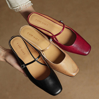 MIRANO — Leather Mules