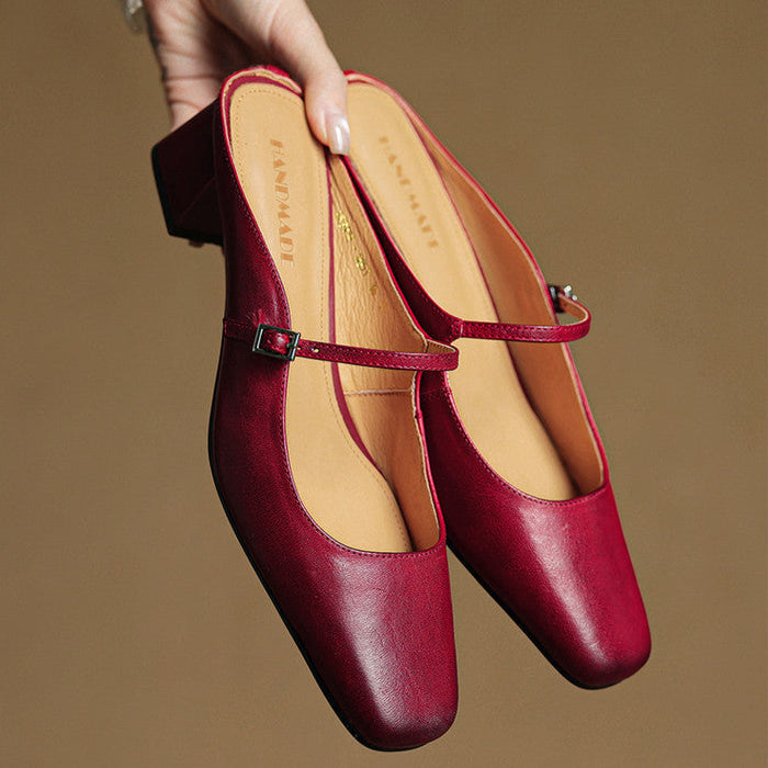 MIRANO — Leather Mules