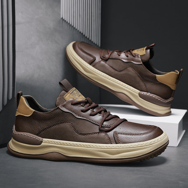 CERVELLO — Italian Leather Sneakers