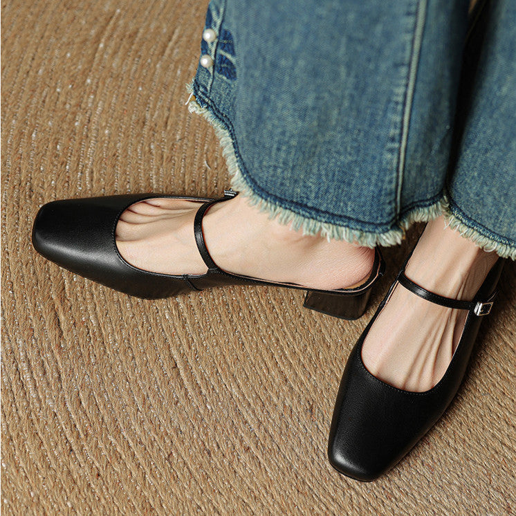 MIRANO — Leather Mules