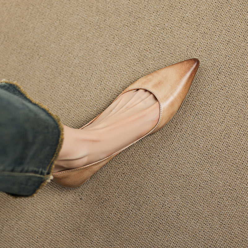 Zefina Grace Leather Loafers
