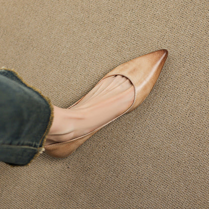 Zefina Grace Leather Loafers