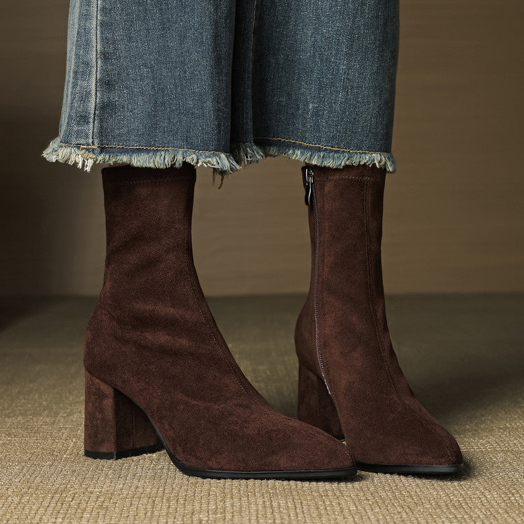 MIRANOVA — Suede Elegance Boots