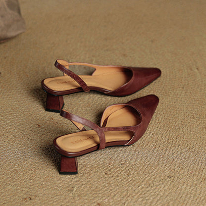 Lysara - Leather Elegance Pumps