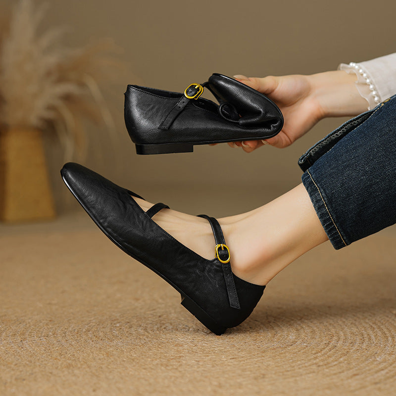 Vilena Grace Leather Loafers