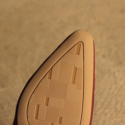 ALINZA — Leather Slingbacks