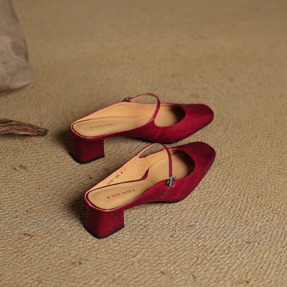 Aurelia Luxe T-Strap Sandals