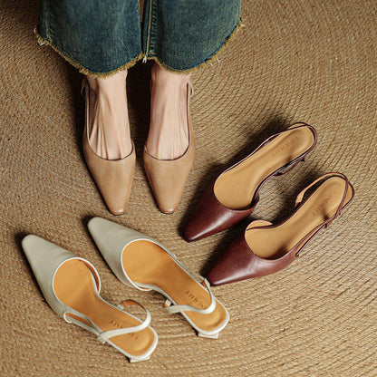 Lysara - Leather Elegance Pumps