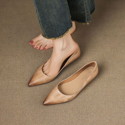 Zefina Grace Leather Loafers