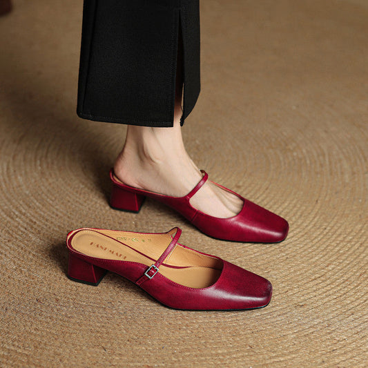 Aurelia Luxe T-Strap Sandals