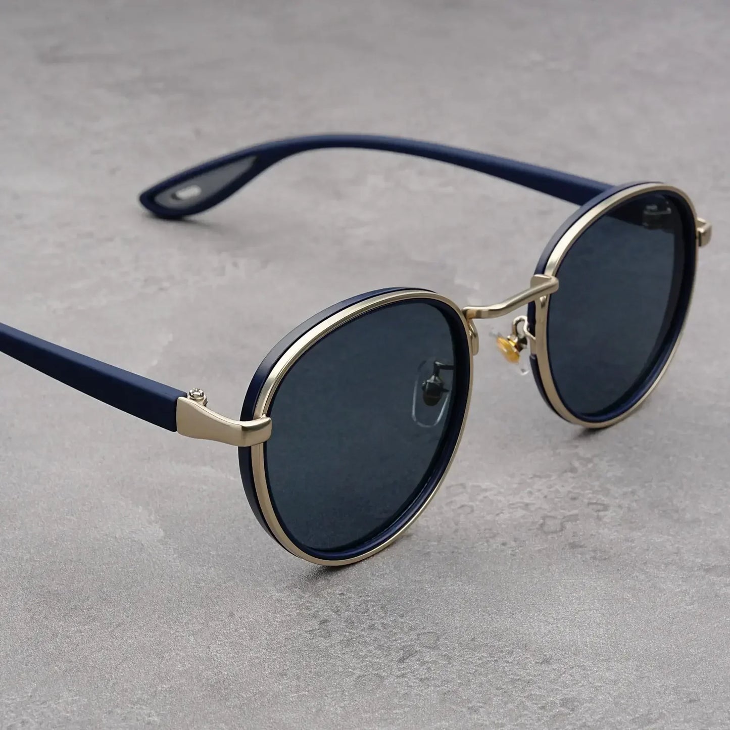AURIC HALO — Round-Lens Sunglasses