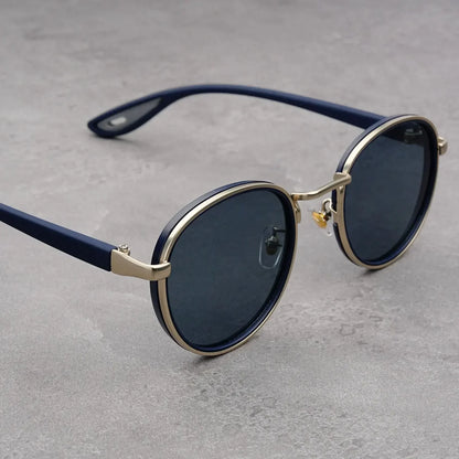 AURIC HALO — Round-Lens Sunglasses