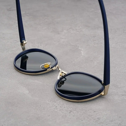 AURIC HALO — Round-Lens Sunglasses