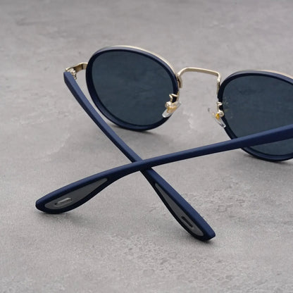 AURIC HALO — Round-Lens Sunglasses