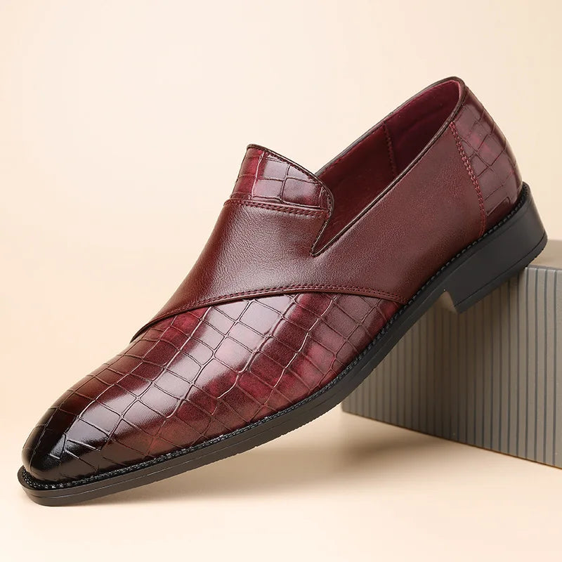 Vellura — Suede Patchwork Loafers