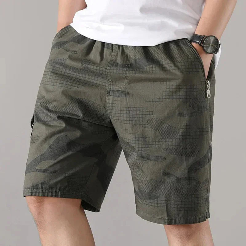 AURORAINE — Camo Elegance Shorts