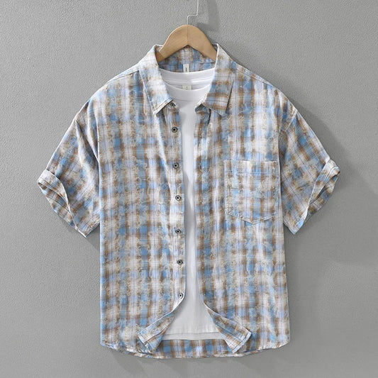 Vellure — Cotton Checkered Shirt