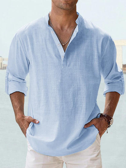 AVARO — Breathable Linen Shirt
