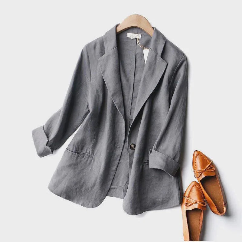 MERIDIANA LINEN DUSTER