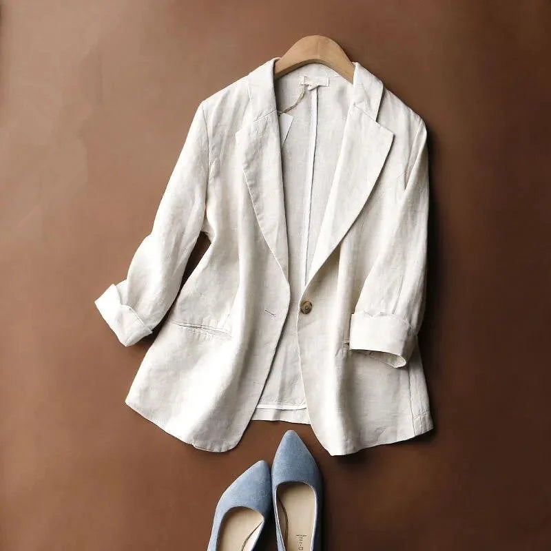 MERIDIANA LINEN DUSTER