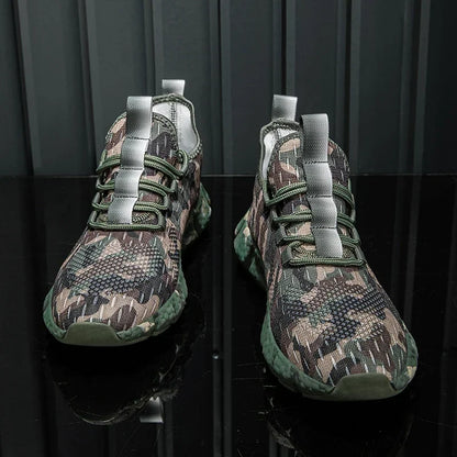 NATURAIRE — Camo Mesh Sneakers