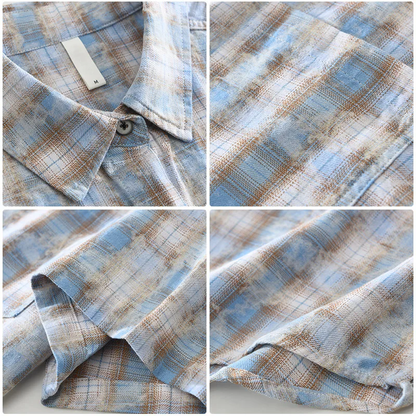 Vellure — Cotton Checkered Shirt