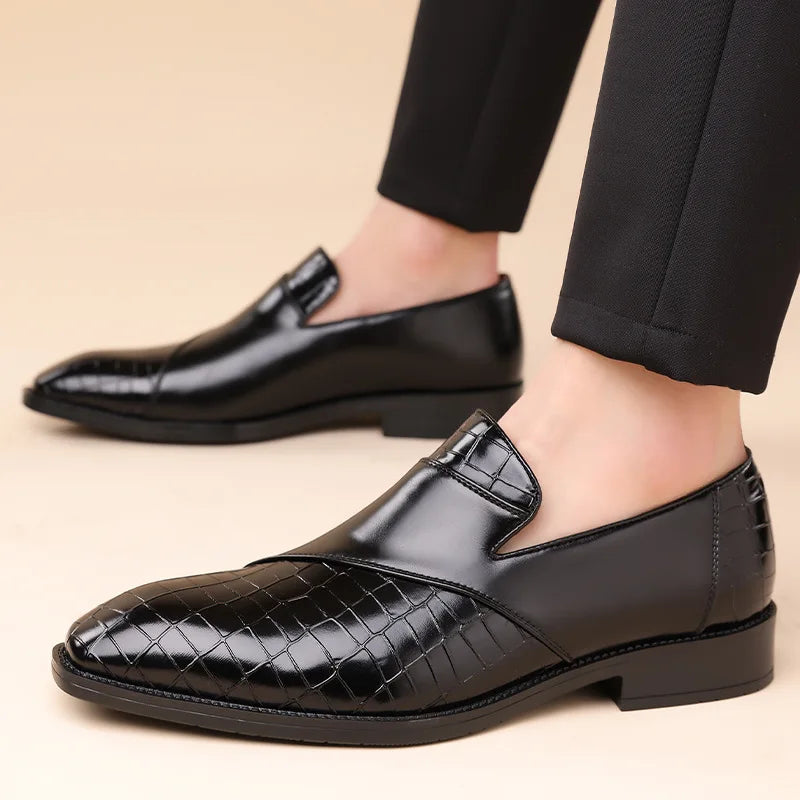 Vellura — Suede Patchwork Loafers