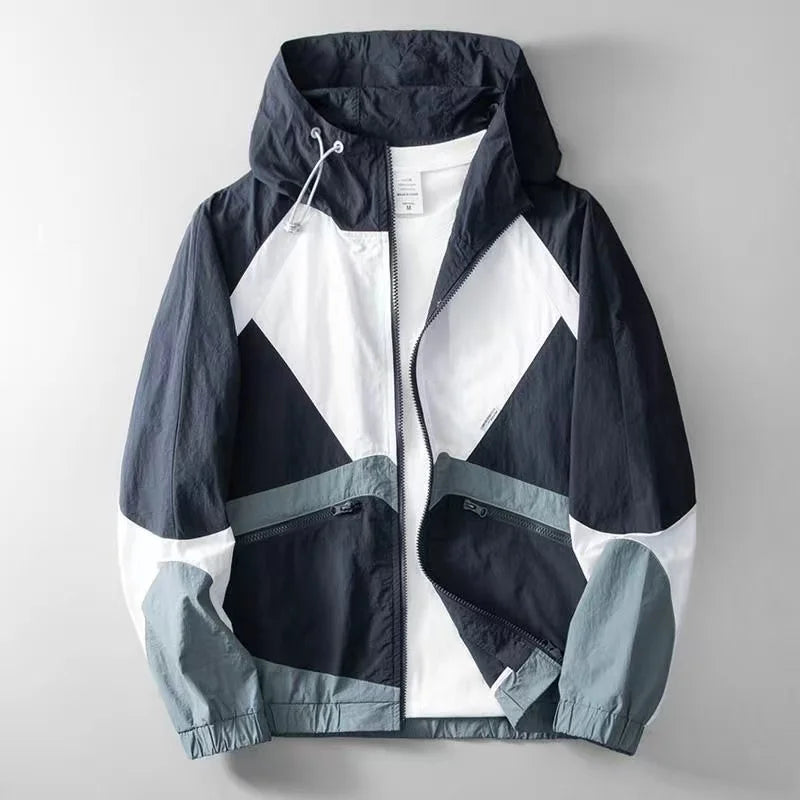 Vellure — Colorblock Rain Jacket