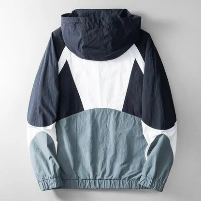 Vellure — Colorblock Rain Jacket