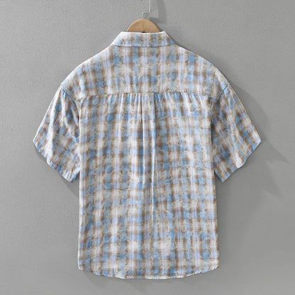 Vellure — Cotton Checkered Shirt