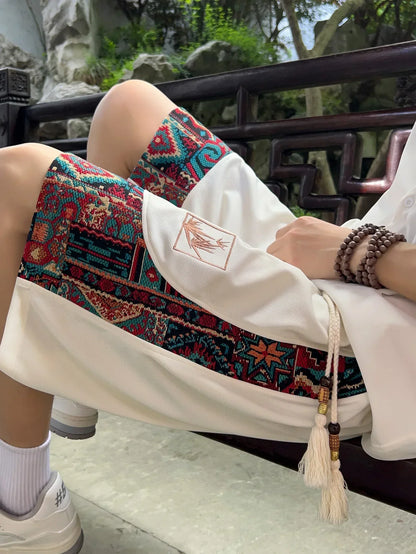 CERANO — Embroidered Resort Shorts