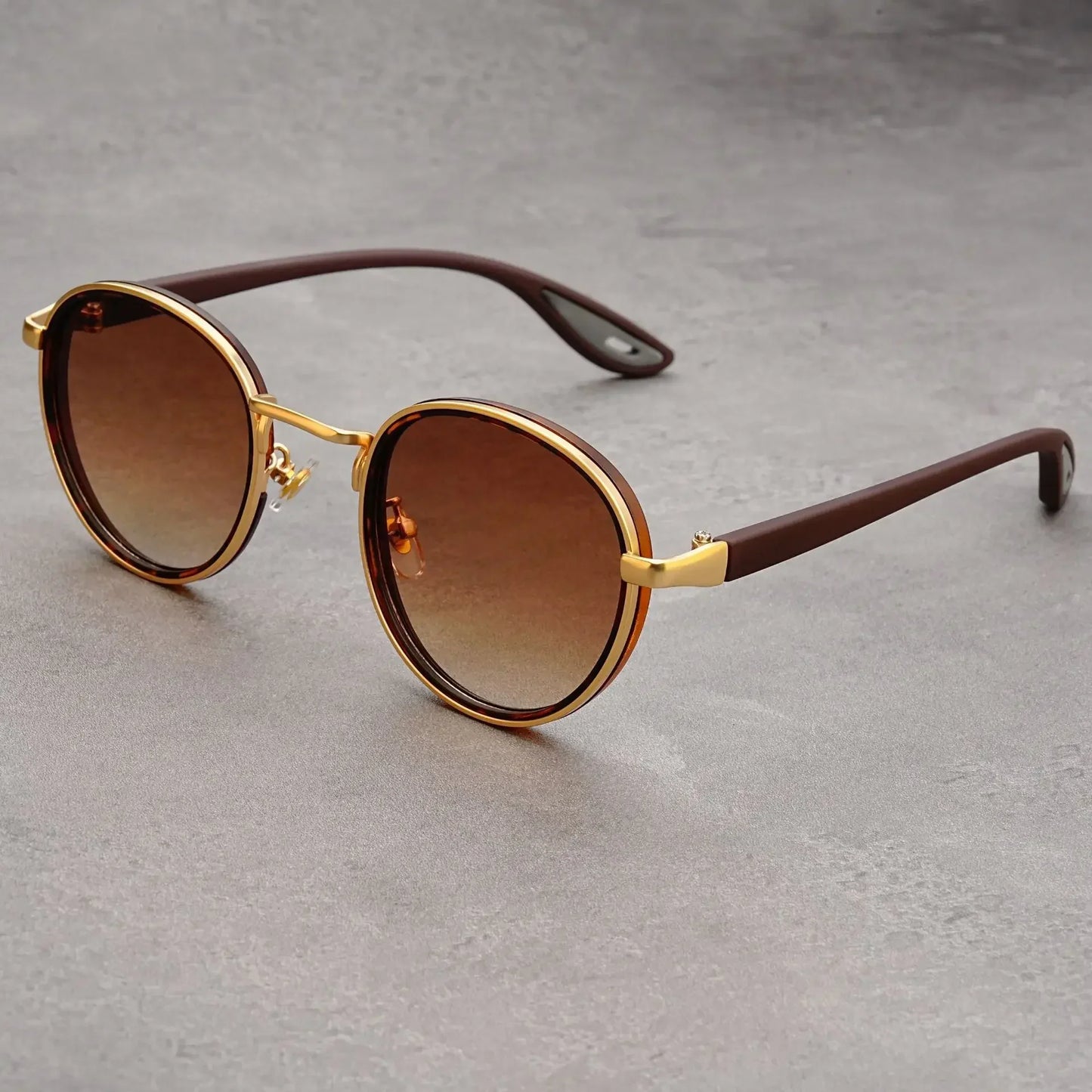 AURIC HALO — Round-Lens Sunglasses