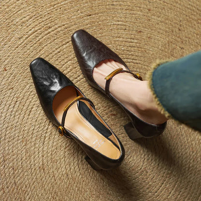 Vellora - Structured Leather Pumps
