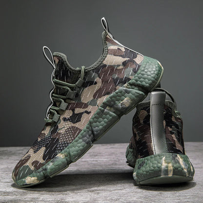 NATURAIRE — Camo Mesh Sneakers