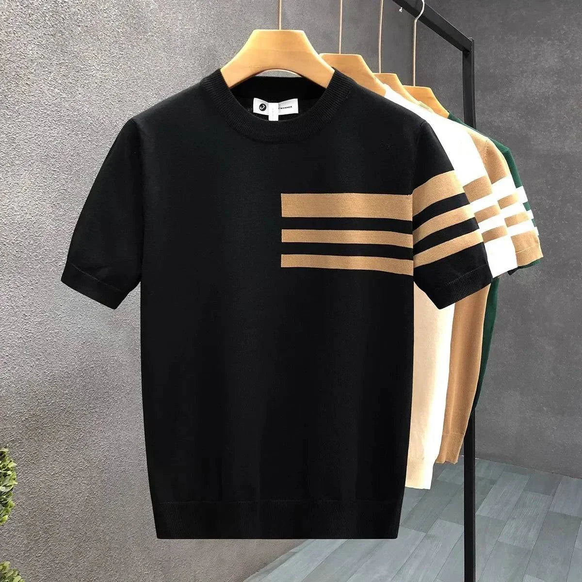 XAVIERO — Cotton Knit Crewneck Sweater