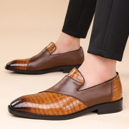 Vellura — Suede Patchwork Loafers
