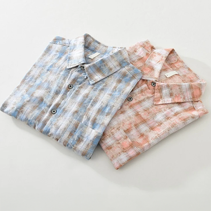 Vellure — Cotton Checkered Shirt