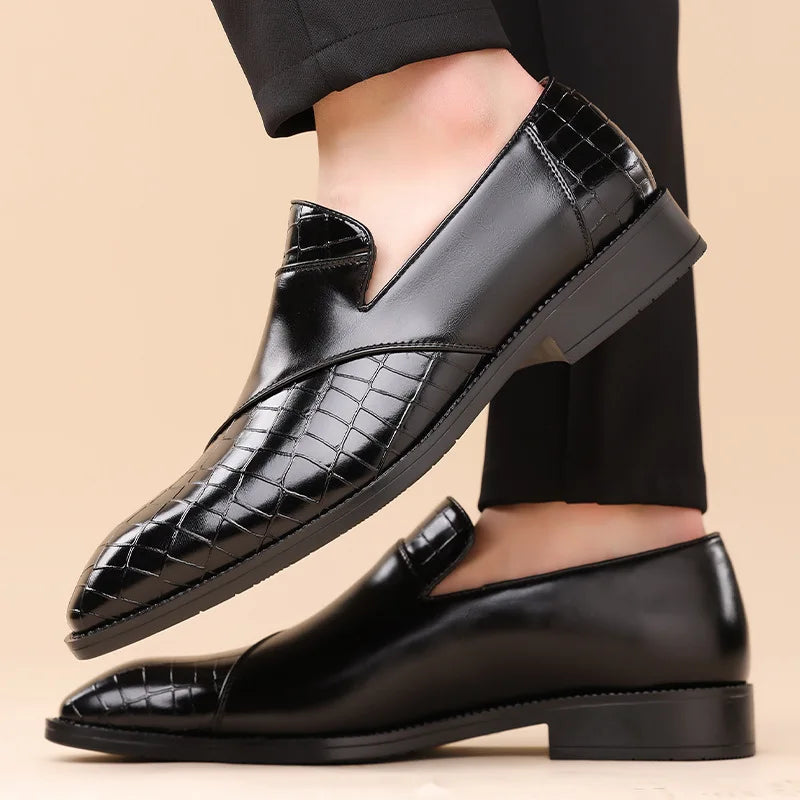 Vellura — Suede Patchwork Loafers