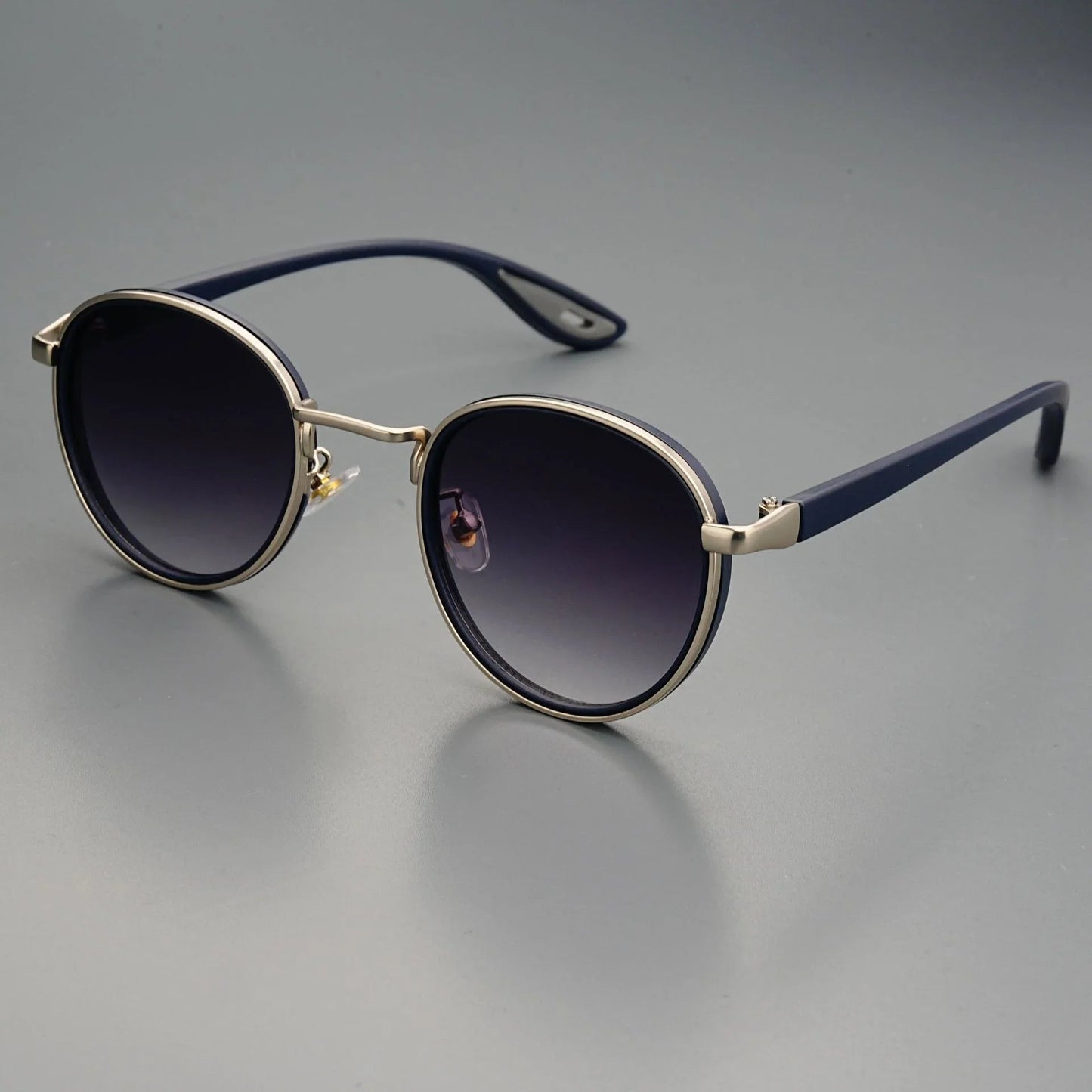 AURIC HALO — Round-Lens Sunglasses