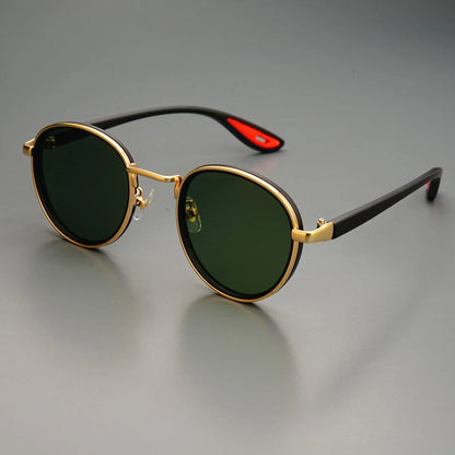 AURIC HALO — Round-Lens Sunglasses