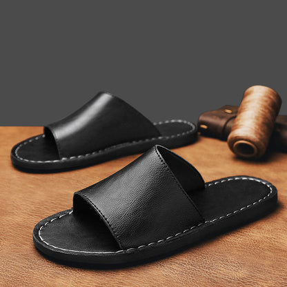 LUMINO - Leren Slippers