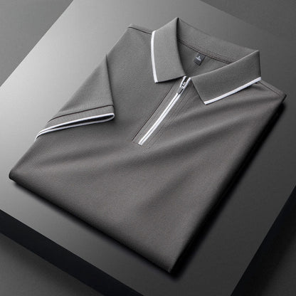 Aurelius Quilted Cotton Polo