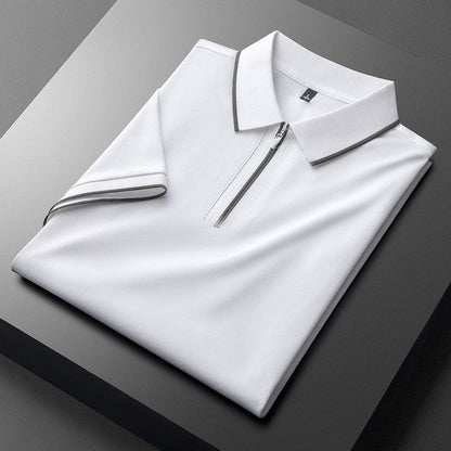 Lysander Zip Knit Polo