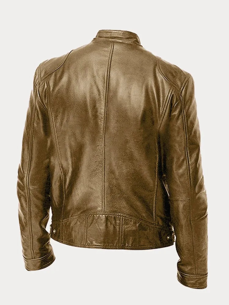 Aurelia - Luxe Leather Jacket