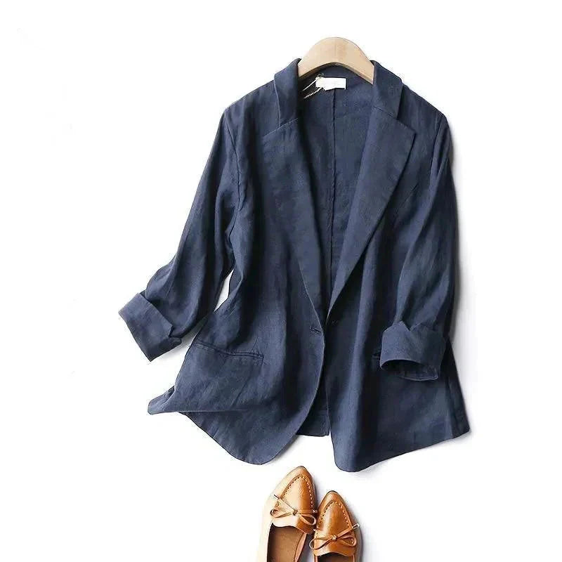 MERIDIANA LINEN DUSTER